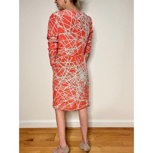 Anthropologie Hunter Dixon Silk Dress Size 4 - Picture 3 of 4